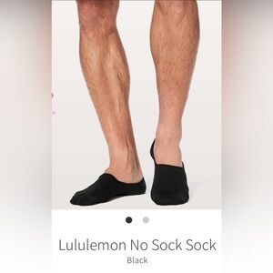 lululemon athletica Men's Black Invisible Socks -2pairs